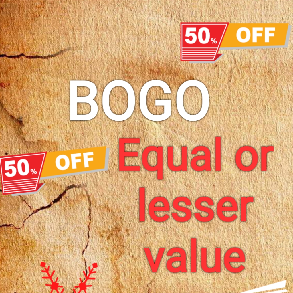 Sale Sale Sale Bogo 50 Off